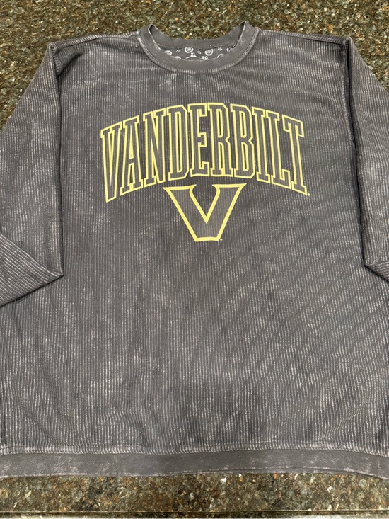 Pressbox Other - Vanderbilt University Long Sleeve Crew Neck Pullover - Aged Look - XL